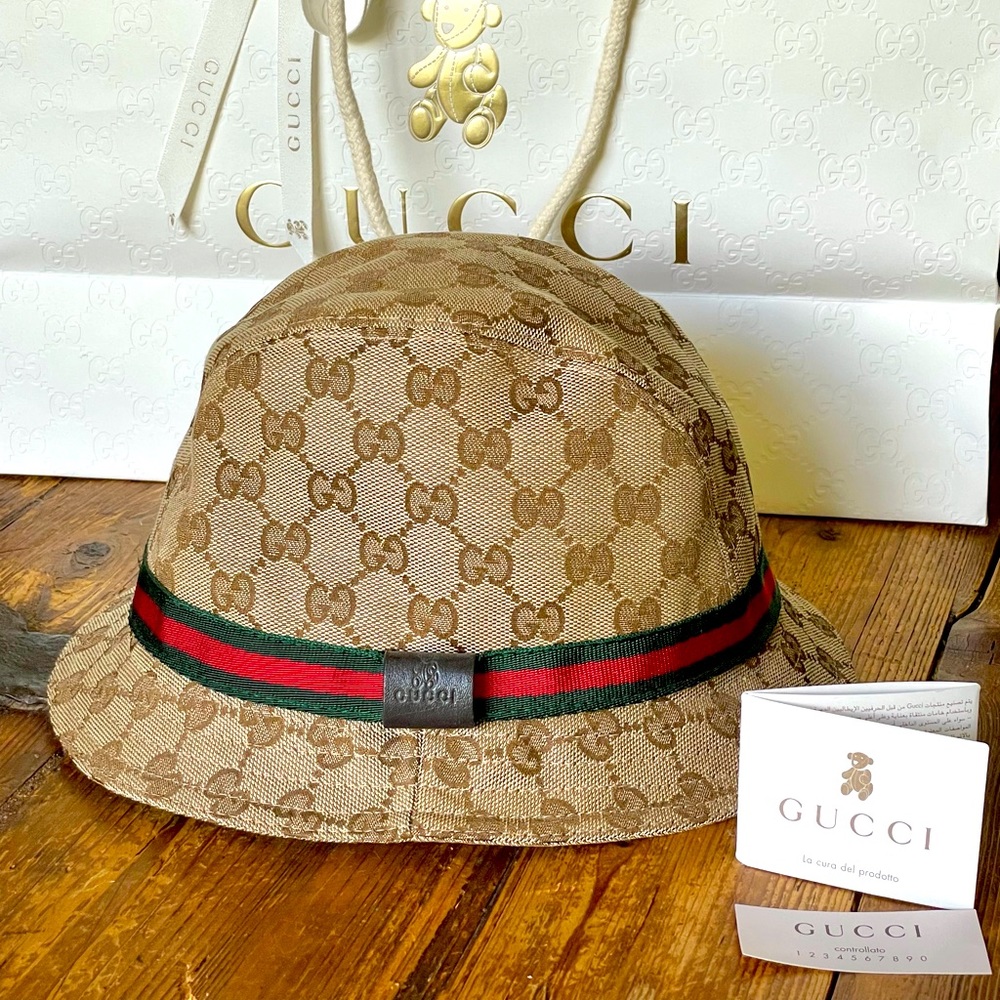 Children’s Gucci Authentic GG Fedora w/ Web